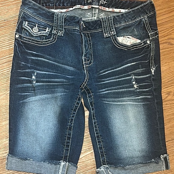 Amethyst Jeans Dark Blue Denim - Picture 1 of 15